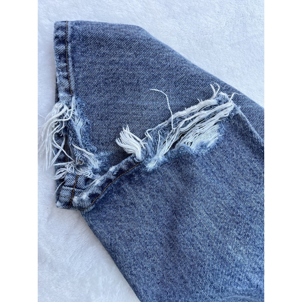 AGOLDE Riley High Rise Straight Button Fly Jeans Size 27 Crop - Picture 10 of 12